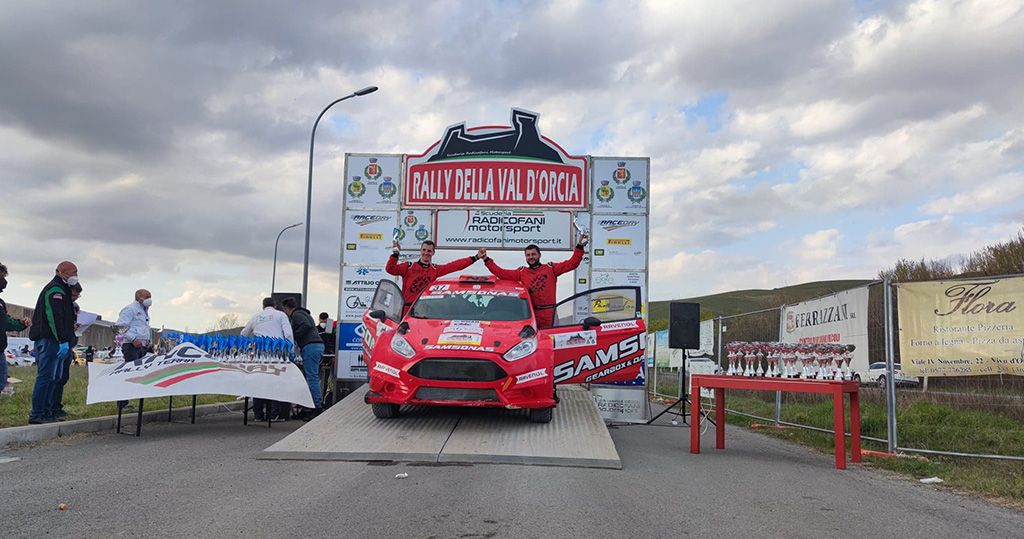 That sweet victory at Itlay. Martynas Samsonas clinched a podium in Rally Della Vad D'Orcia