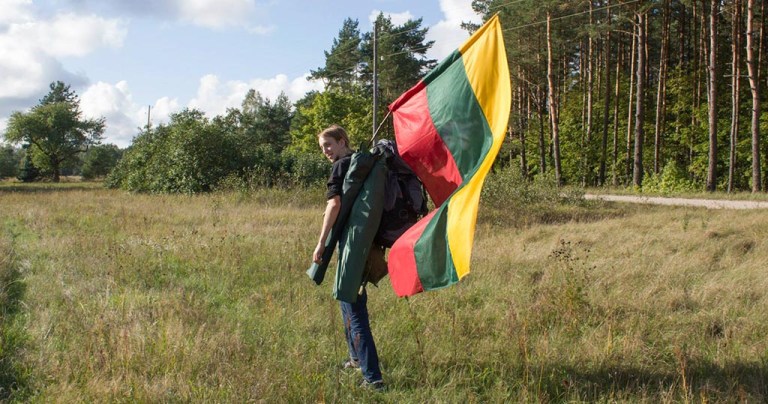 Rally Week Author Vilius Šaltenis at Rally Kurzeme in Latvia