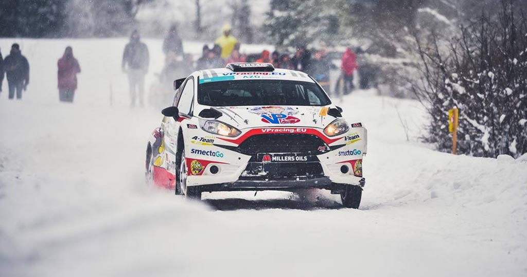 ORSÁK RALLY SPORT team owner J.Orsak and J.Žáková, winners of Winter Rally of Lithuania back into 2019